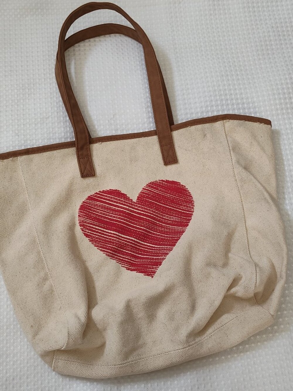 Maurices, Grocery Tote Bag, Love Heart Logo